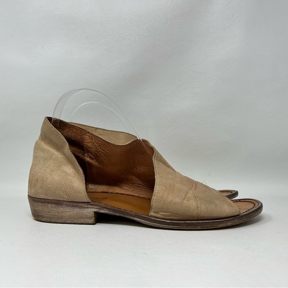 Free People Women's Mont Blanc Open Toe Cutout Sandal, Tan Leather Size EU 38.5 - Picture 4 of 13